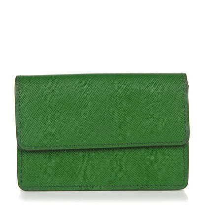 Prada Saffiano Card Holder Larice 1 of 8