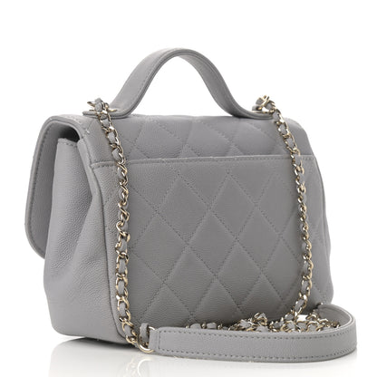 Chanel Caviar Quilted Small Business Affinity Flap Grey 2 of 10
