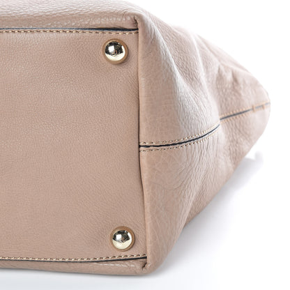 Valentino Garavani Grained Calfskin Va Va Voom Tote Sabbia 7 of 9