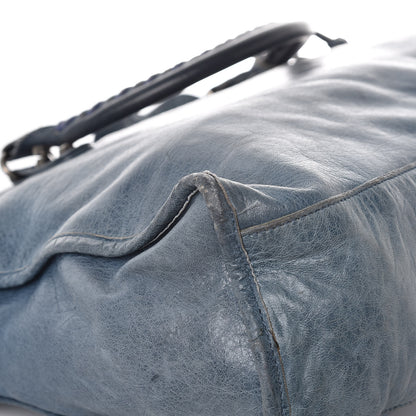 Balenciaga Chevre Classic Silver Hardware City Bleu Jean 15 of 25