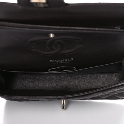 Chanel Caviar Quilted Medium Double Flap Dark Brown 5 of 11