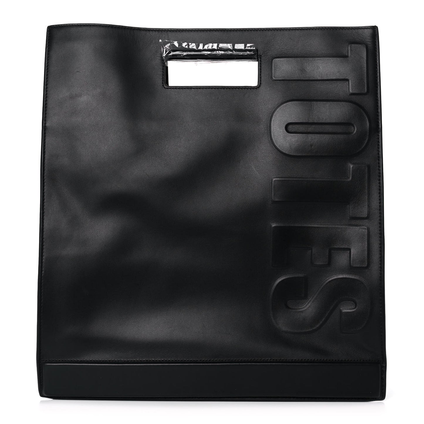 Calfskin Totes Amaze Tote Black