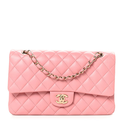 Chanel Lambskin Quilted Medium Double Flap Rose Pink 1 of 11