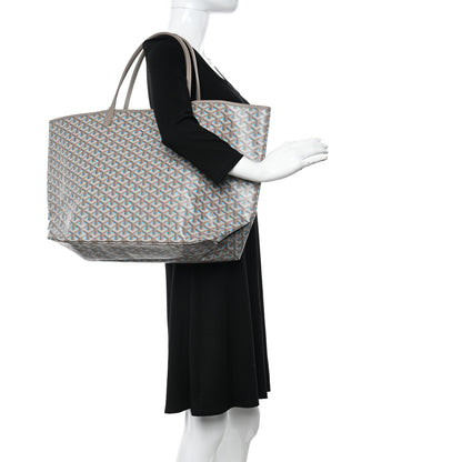 Goyard Goyardine Saint Louis Claire Voie GM Grege Turquoise 2 of 11