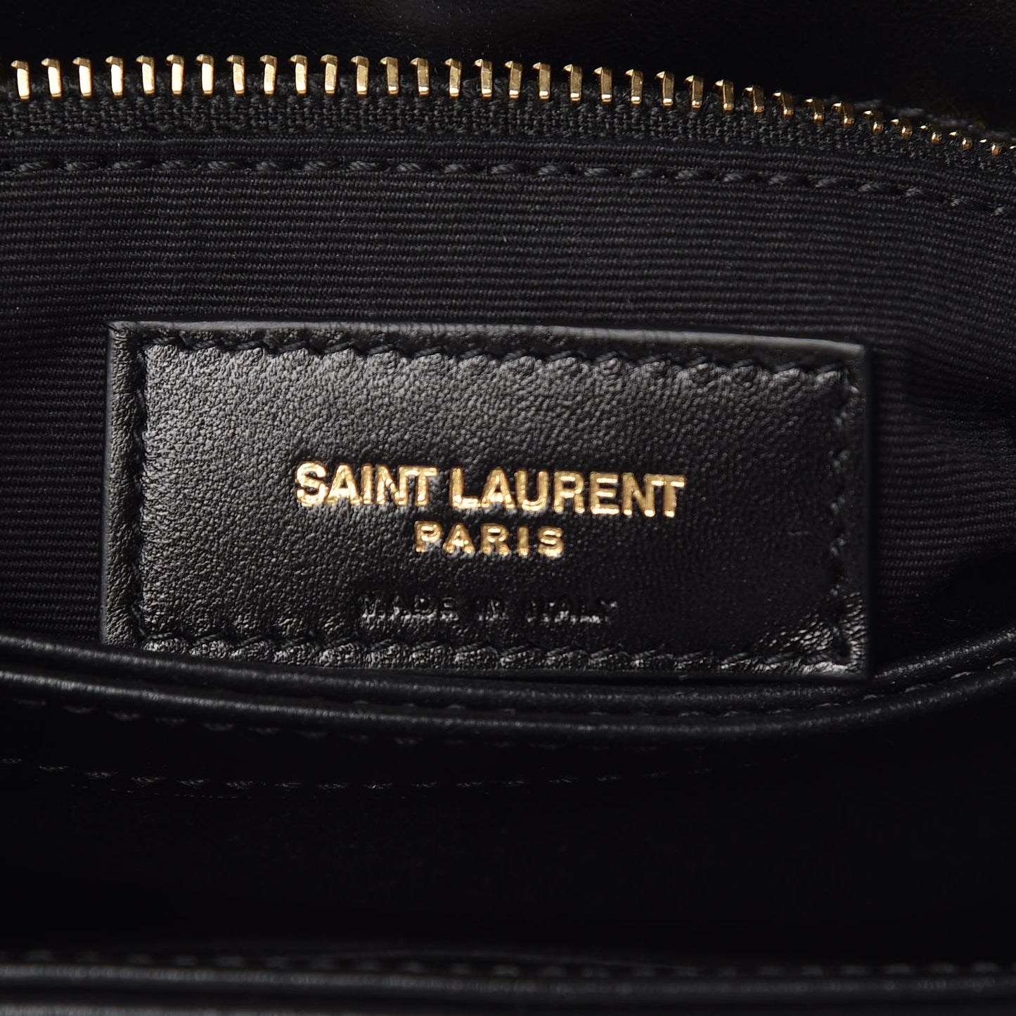Calfskin Y Quilted Monogram Toy Loulou Crossbody Bag Black