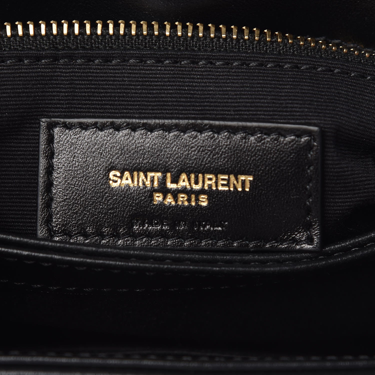 Saint Laurent Calfskin Y Quilted Monogram Toy Loulou Crossbody Bag Black 7 of 9