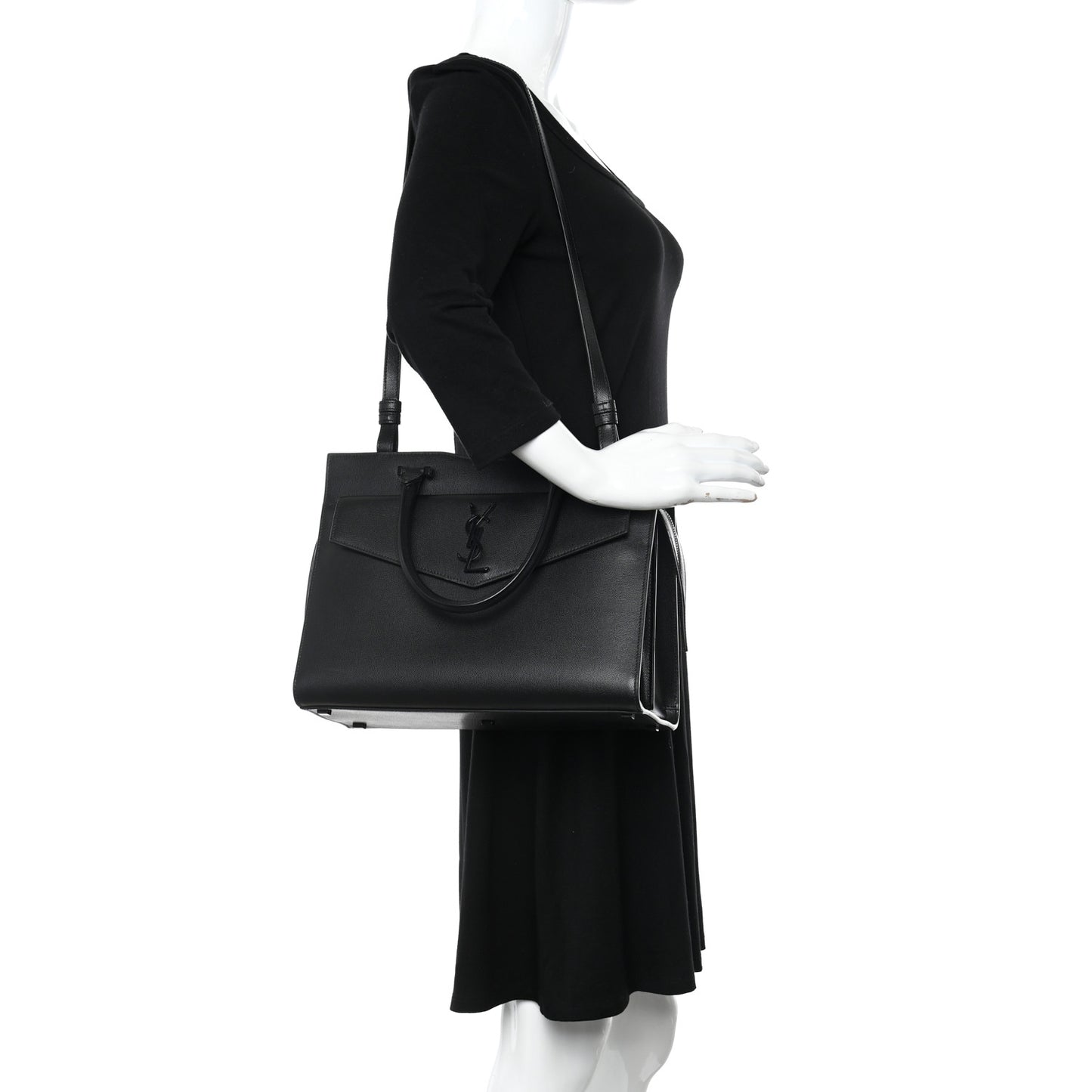 Grain De Poudre Medium Uptown Tote Black