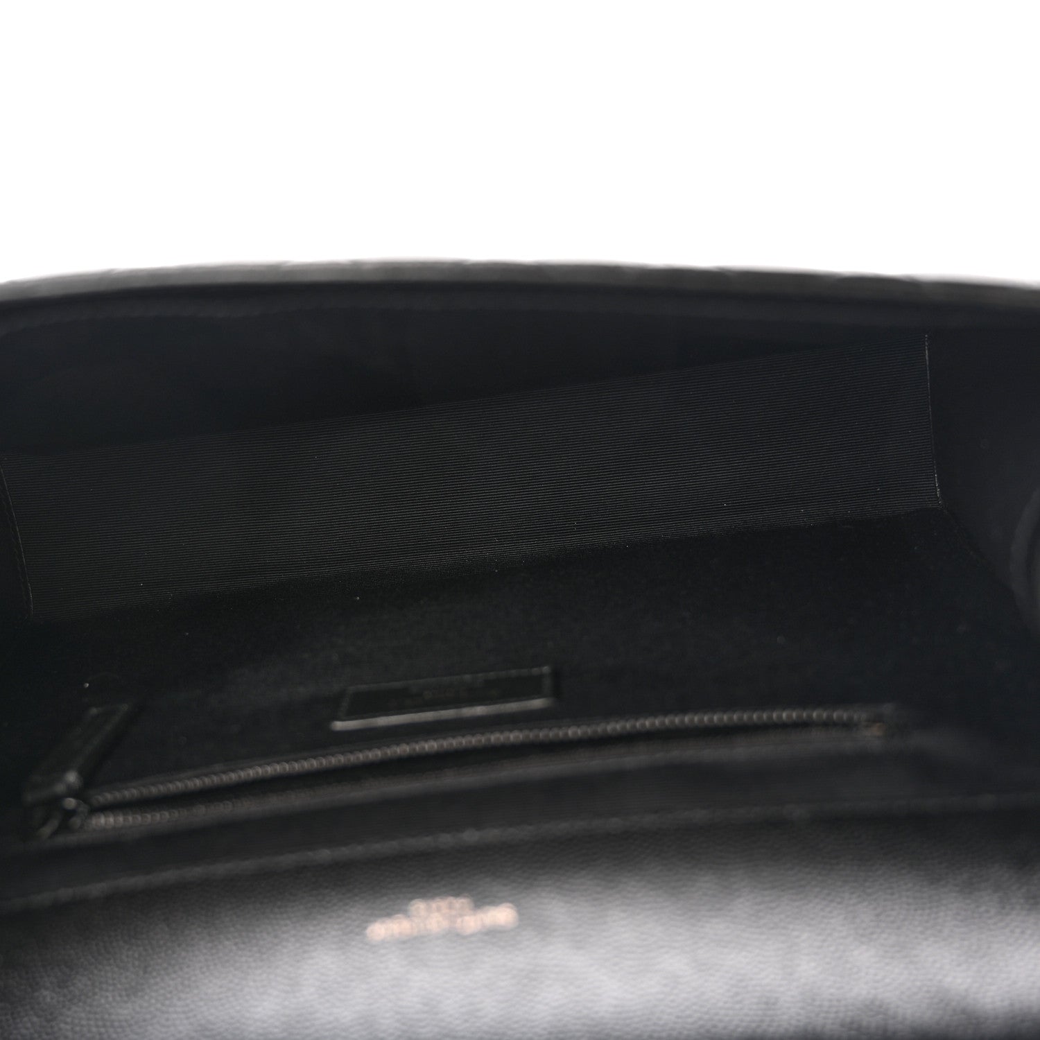 Saint Laurent Grain De Poudre Textured Mixed Matelasse Large Triquilt Monogram Monochrome Satchel Black 5 of 13