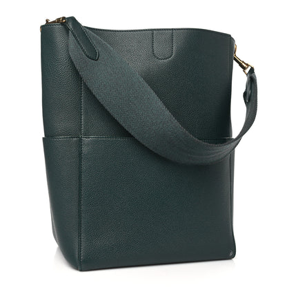 Celine Soft Grained Calfskin Sangle Bucket Bag Amazone 3 of 14