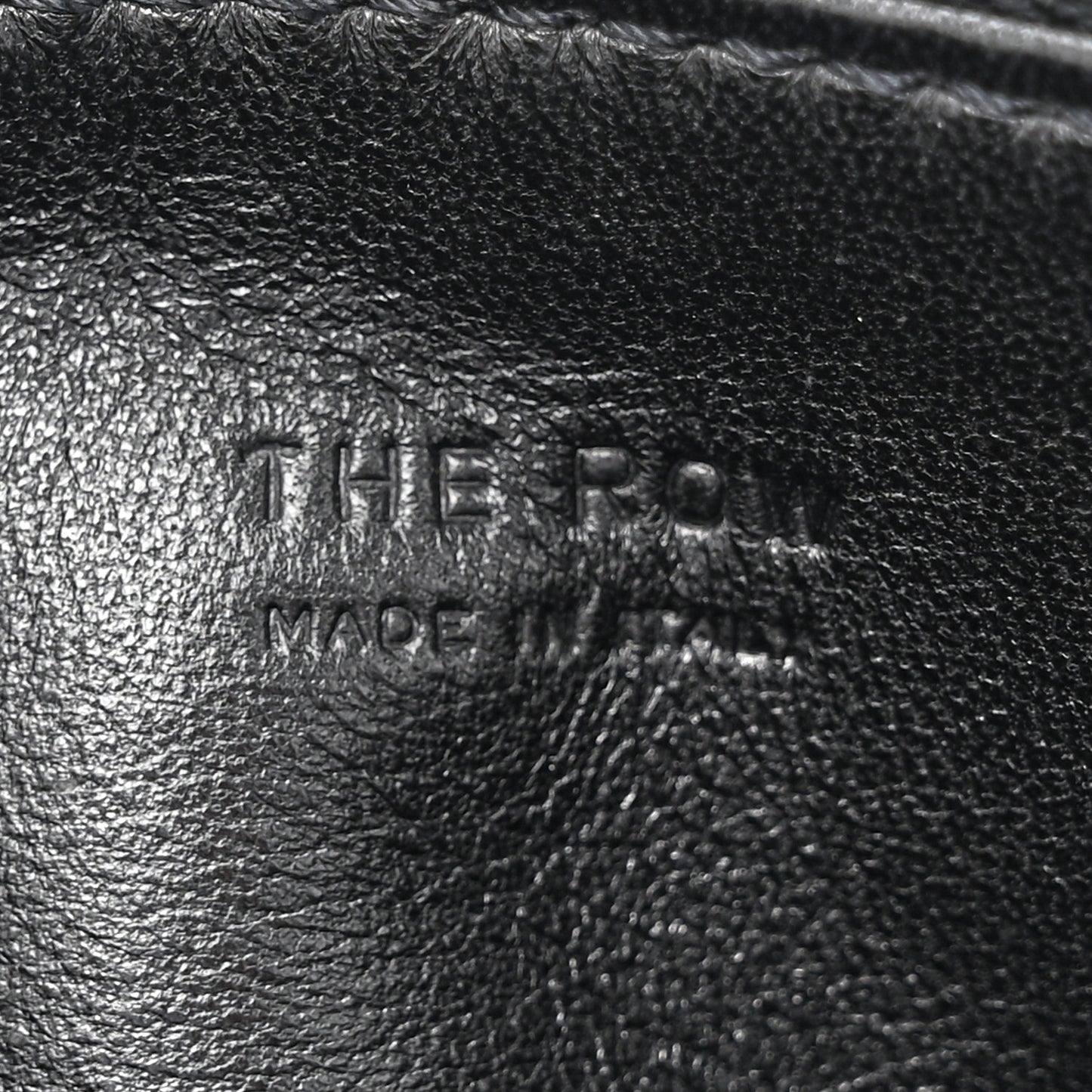 Grained Calfskin 90's Bag Black