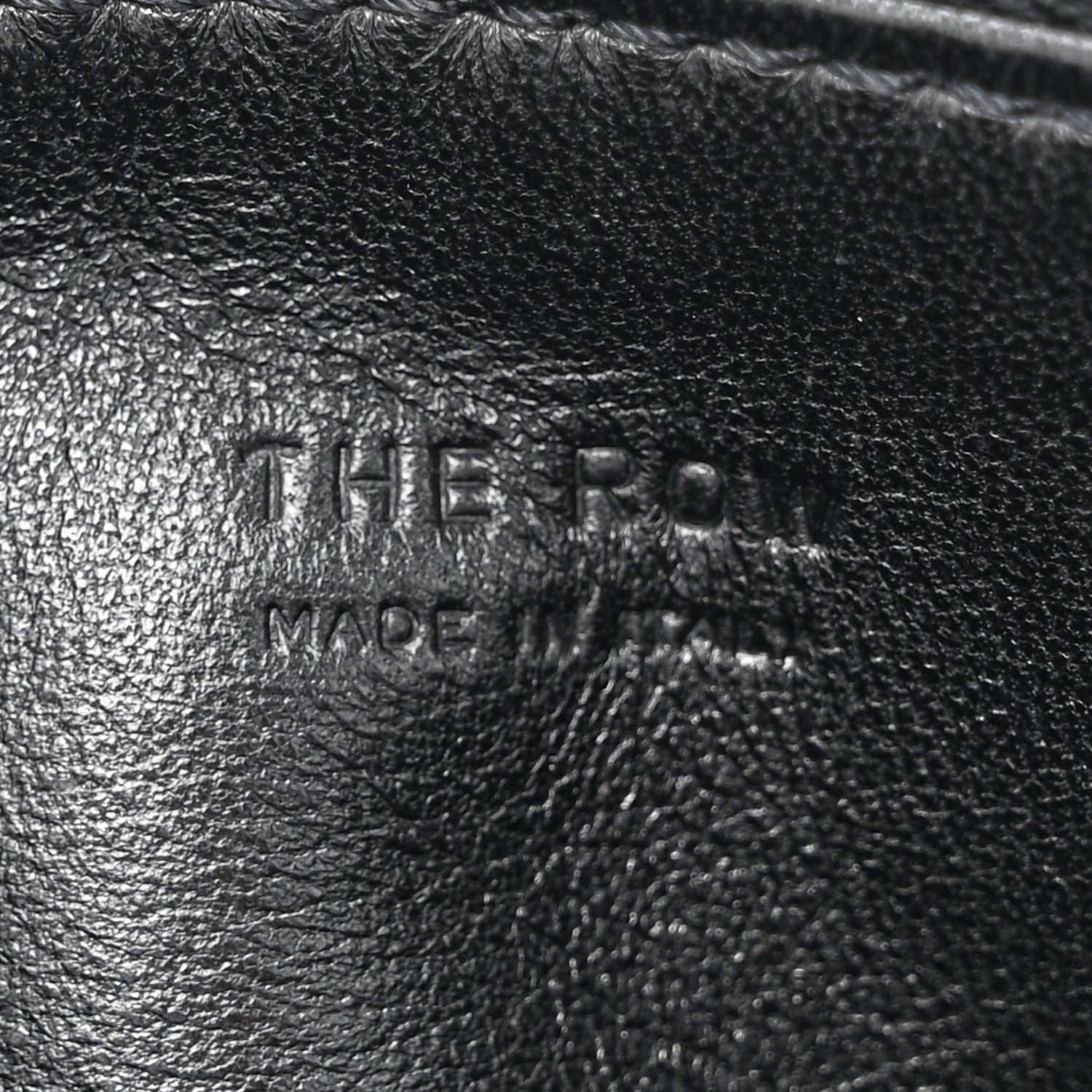 The Row Grained Calfskin 90's Bag Black 6 of 9