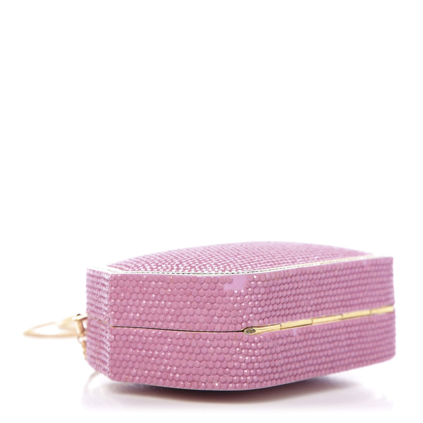 Swarovski Crystal Minaudiere Clutch Pink