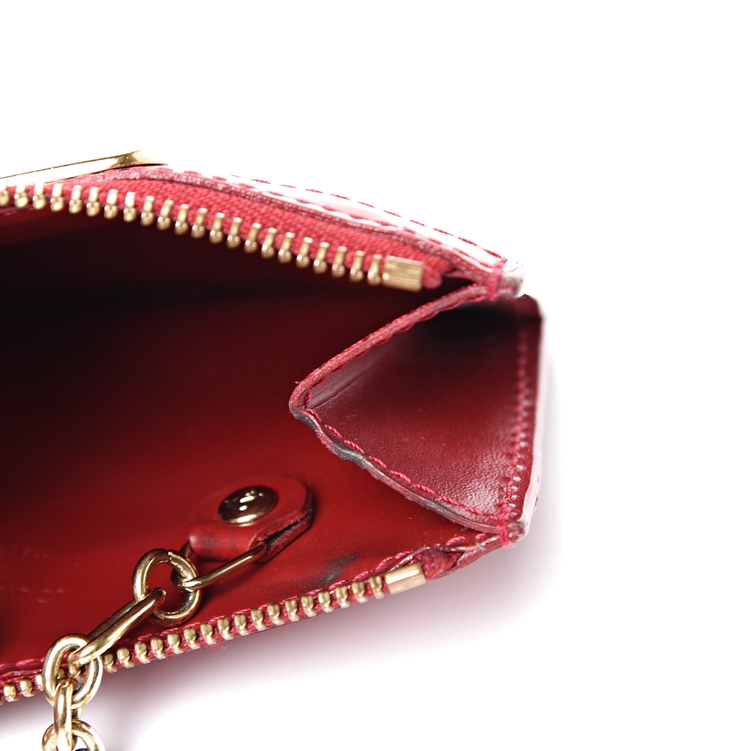 Louis Vuitton Vernis Key Pouch Pomme D'Amour 7 of 13