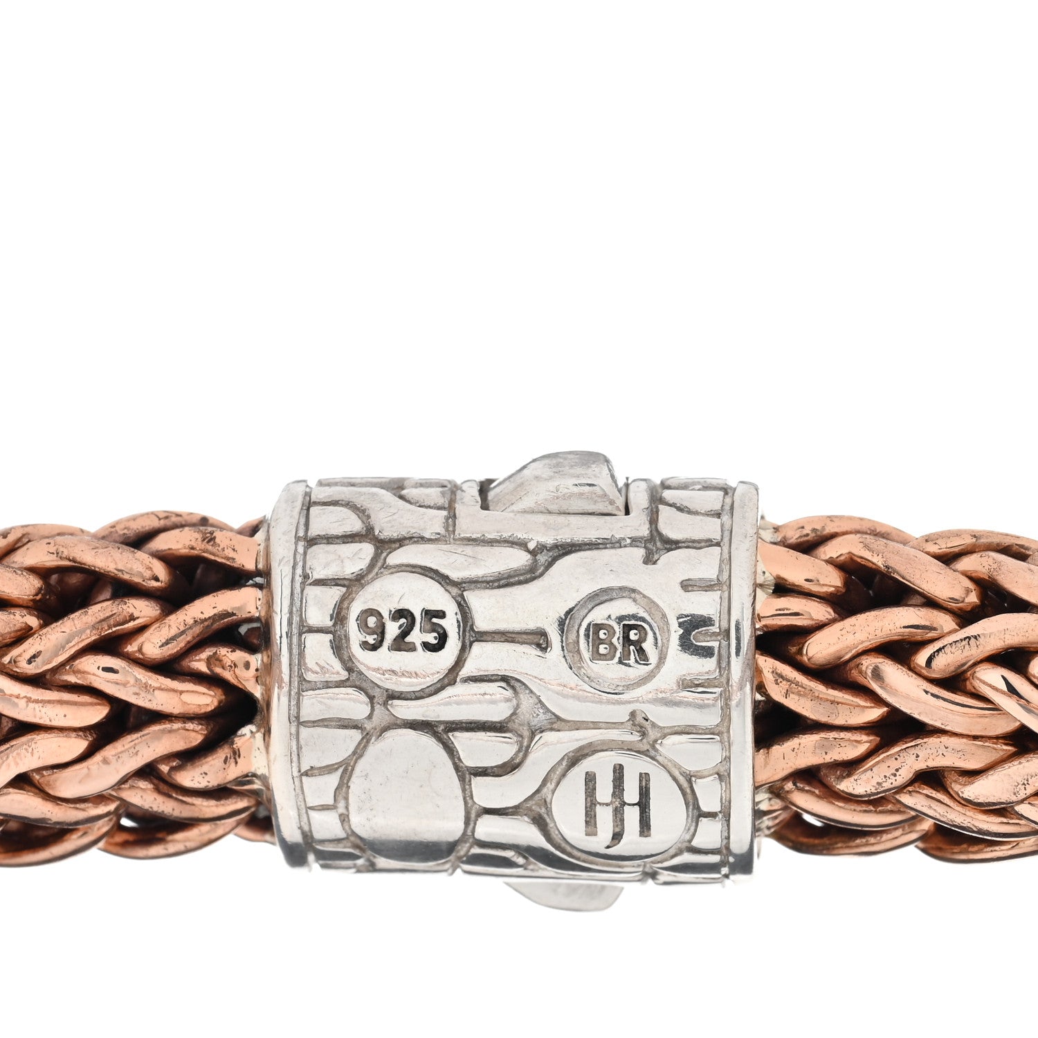 John Hardy Sterling Silver Bronze 10.5mm Classic Chain Bracelet 3 of 3