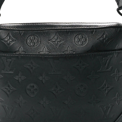 Louis Vuitton Calfskin Monogram Shadow Duo Messenger Black 7 of 10