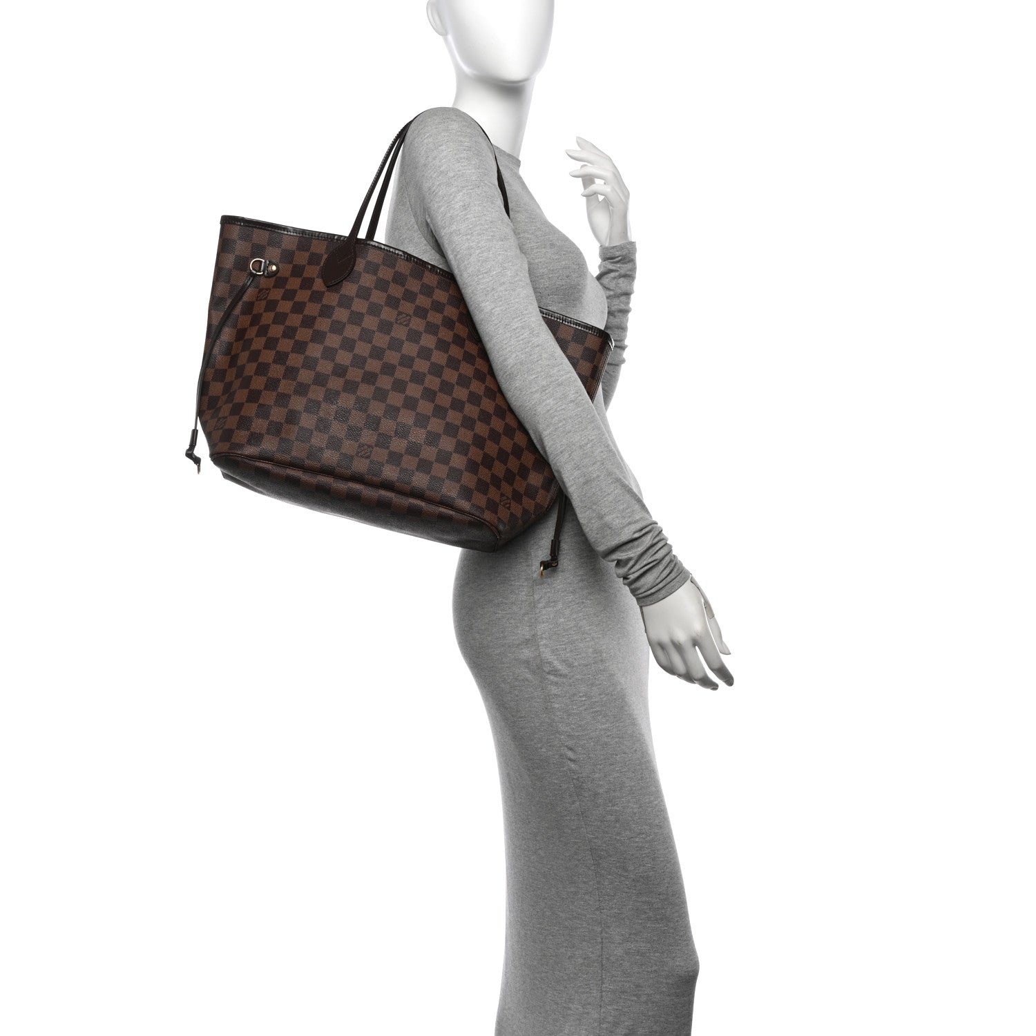 Louis Vuitton Damier Ebene Neverfull MM 2 of 11