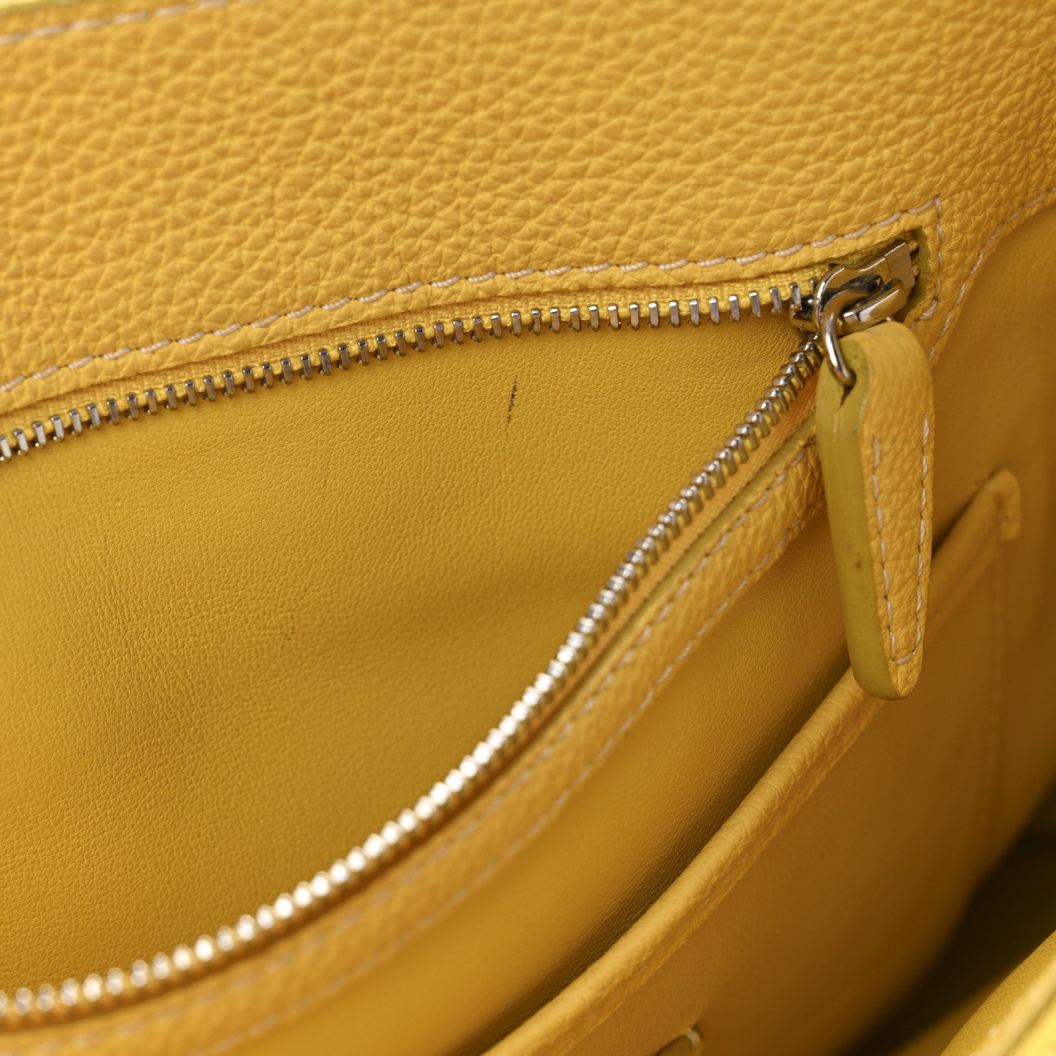 Loro Piana Grained Calfskin Bellevue Odessa Yellow 11 of 15
