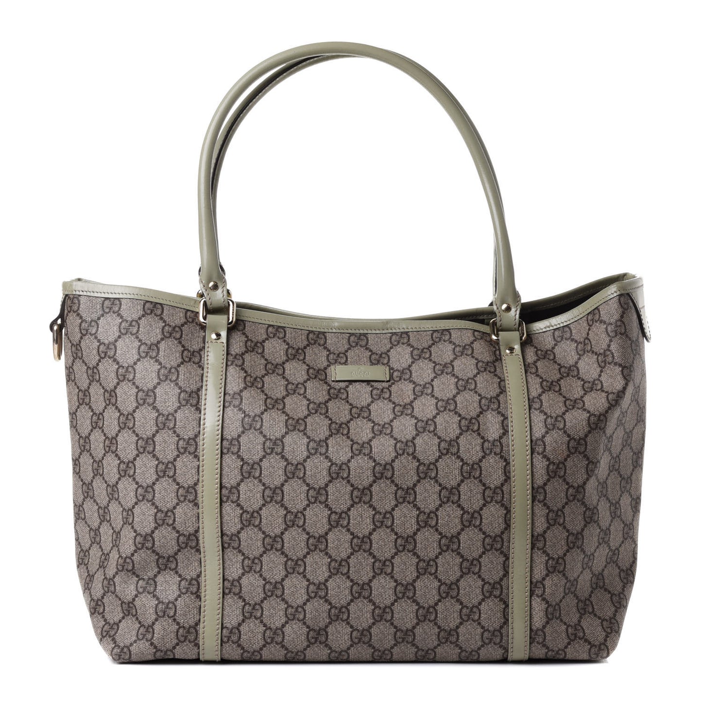 GG Plus Monogram Medium Joy Tote Green