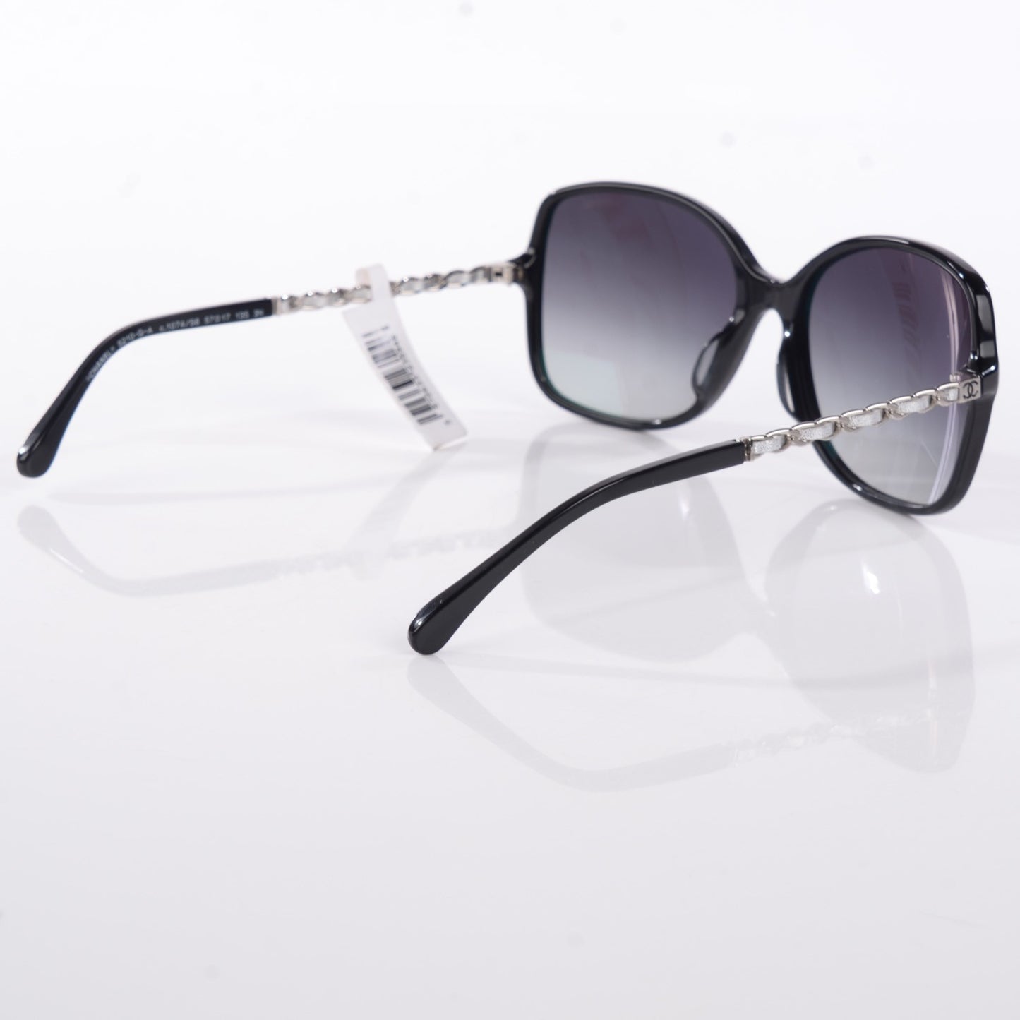 Chain Sunglasses 5210-Q-A Black Silver