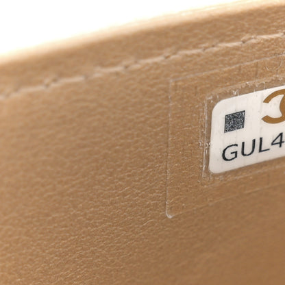 Chanel Lambskin Quilted Enamel CC Pearl Crush Small Vanity Case With Chain White 7 of 11