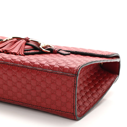Gucci Microguccissima Medium Emily Chain Shoulder Bag Red 8 of 8
