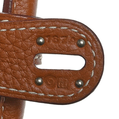 Hermes Taurillon Clemence Lindy 30 Gold 7 of 10