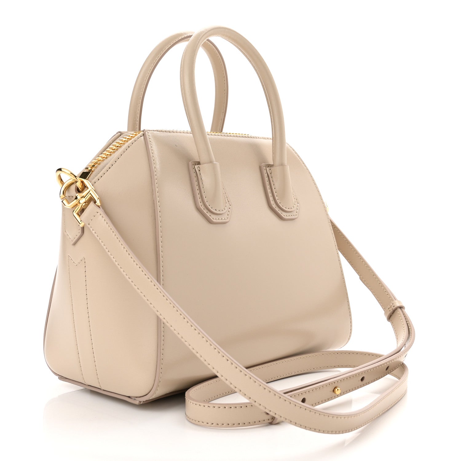 Givenchy Smooth Calfskin Mini Antigona Beige Buff 3 of 9