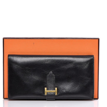 Hermes Box Bearn Wallet Black 13 of 13