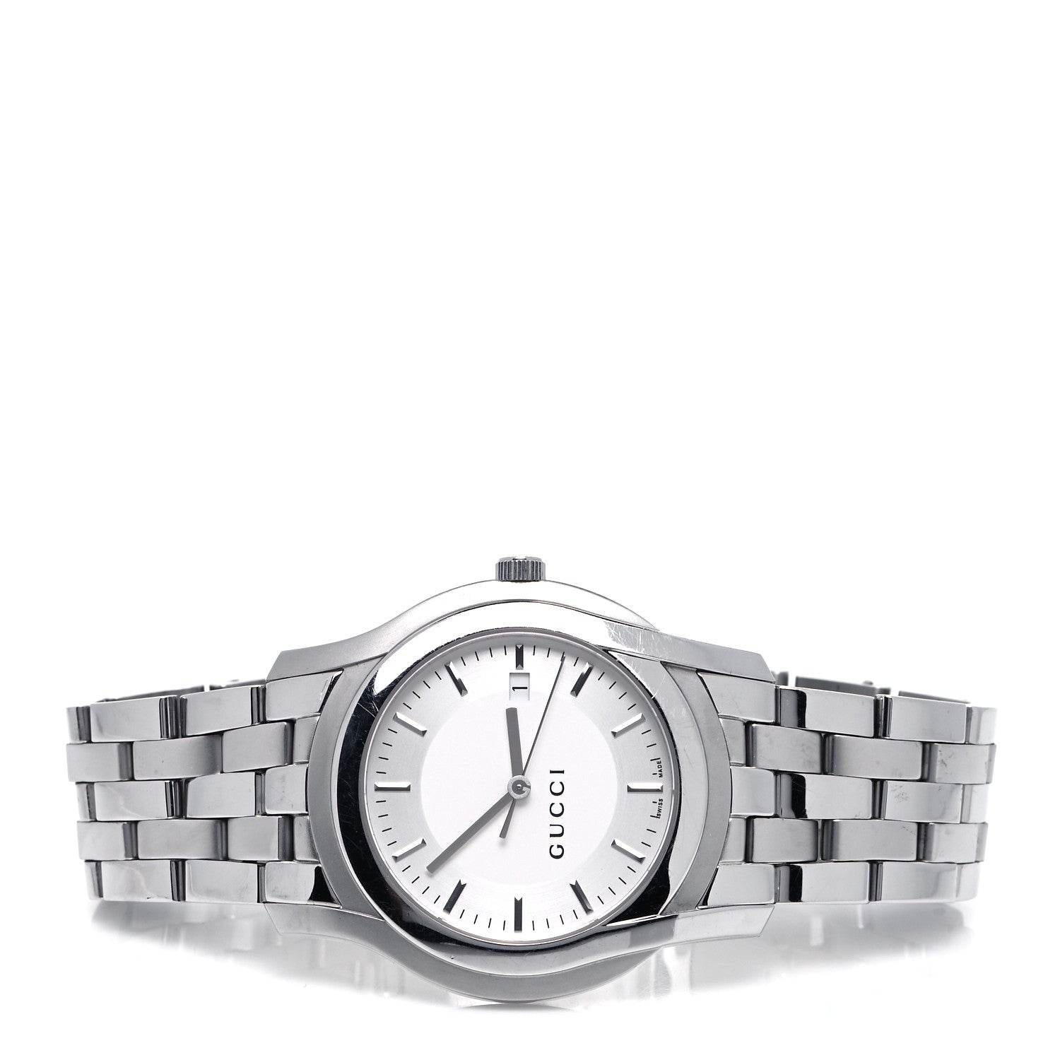 Gucci Stainless Steel 38mm 5500XL Quartz Watch 2 of 6