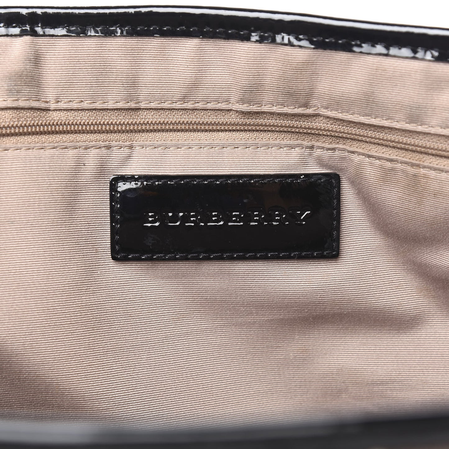 Patent Trim Nova Check Tote Black