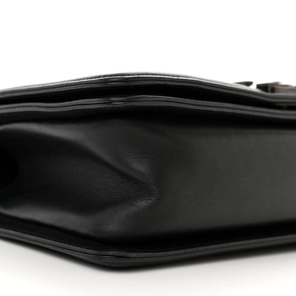 Chanel Calfskin Quilted Medium Boy Flap So Black 9 of 14