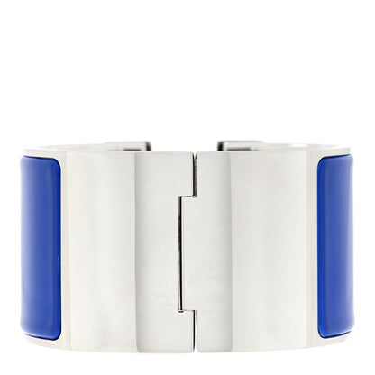 Hermes Enamel Wide Clic Clac H Bracelet PM Bleu Royal 2 of 3