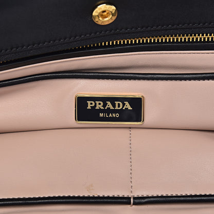 Prada Tweed Clutch Black White 6 of 9