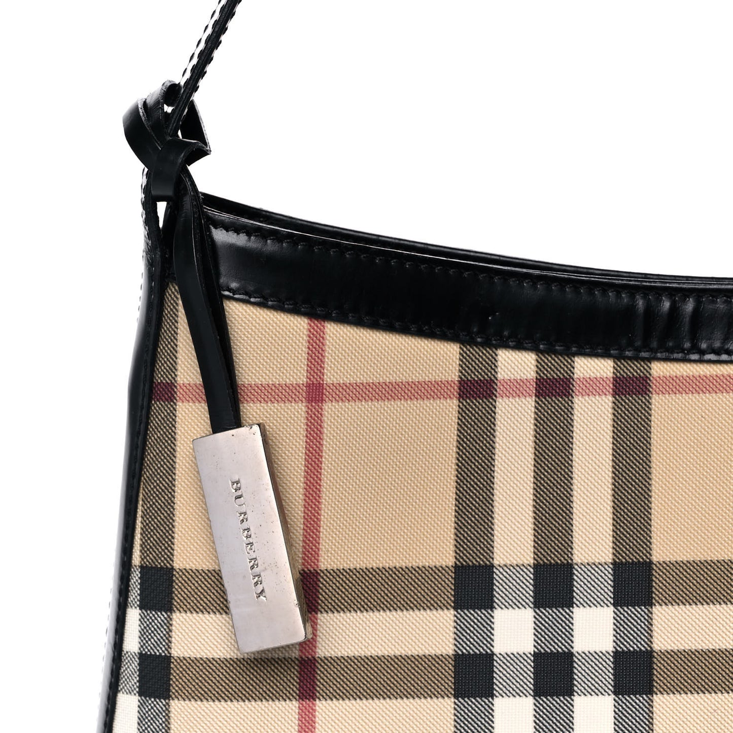 Vintage Check Shoulder Bag Black