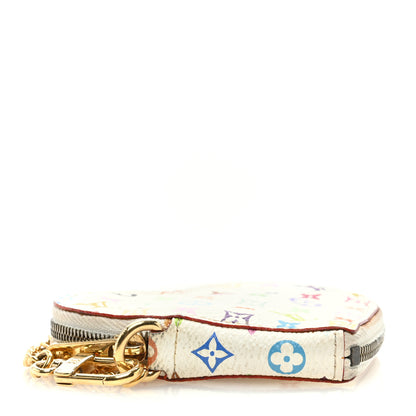 Louis Vuitton Monogram Multicolor Coeur Heart Coin Purse White 4 of 6