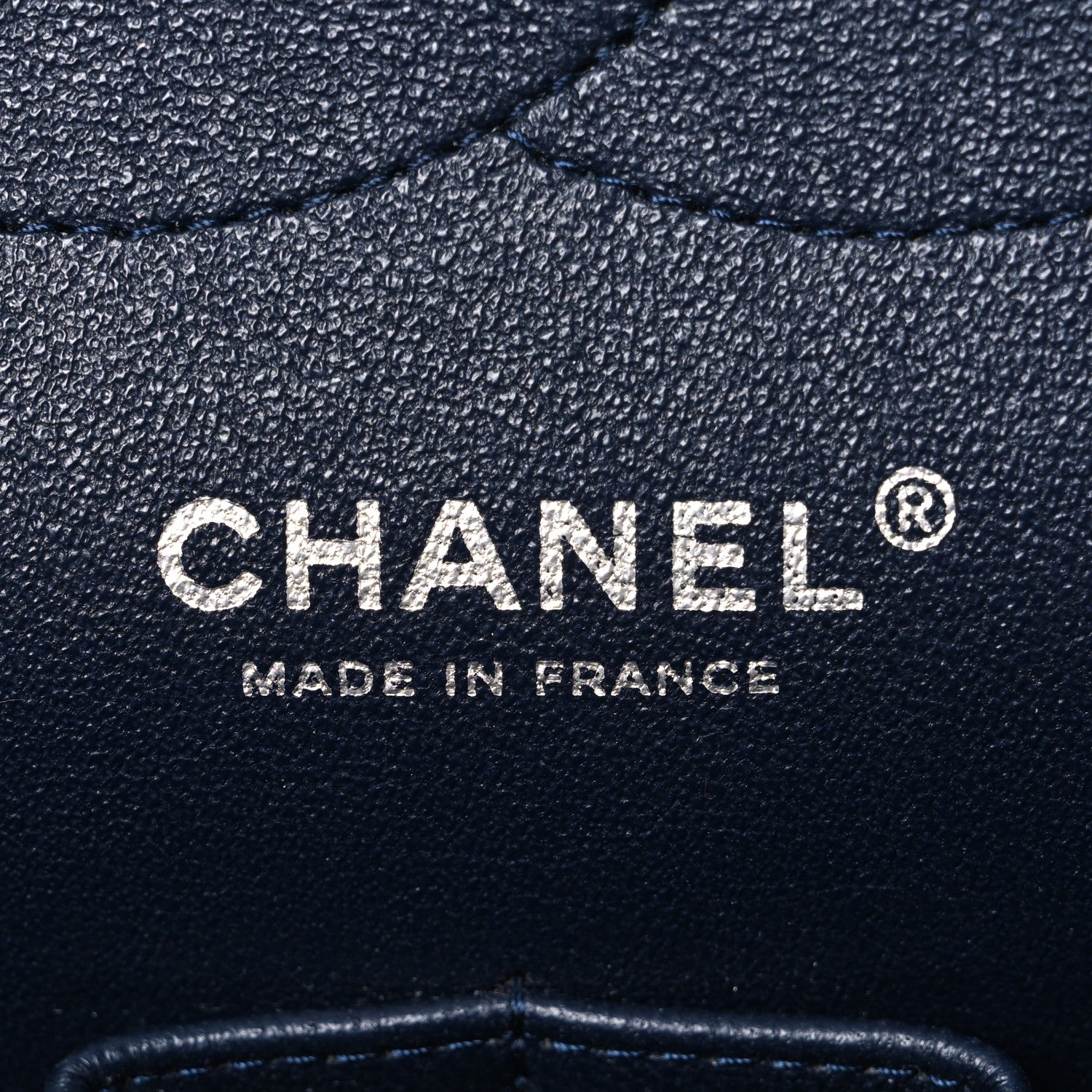 Chanel Lambskin Quilted Jumbo Double Flap Navy 6 of 11