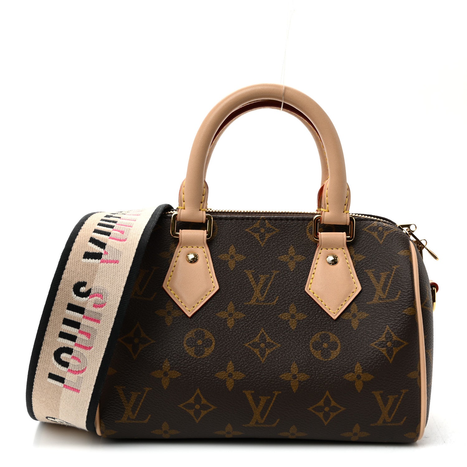 Louis Vuitton Monogram Speedy Bandouliere 20 Black 1 of 9