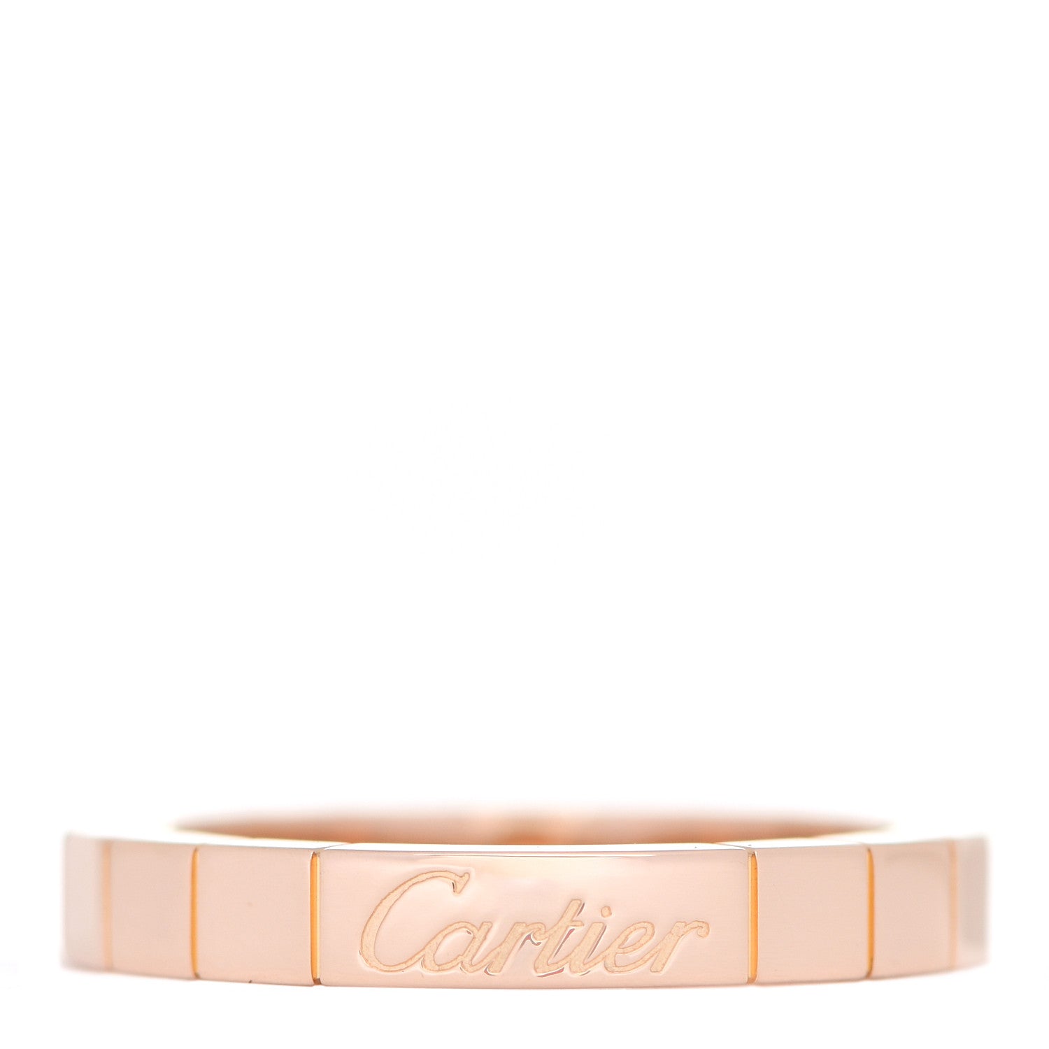 Cartier 18K Pink Gold Lanieres Ring 51 5.75 1 of 5