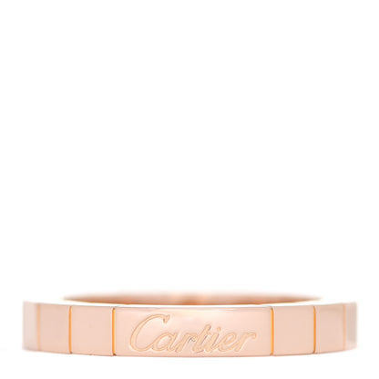 Cartier 18K Pink Gold Lanieres Ring 51 5.75 1 of 5