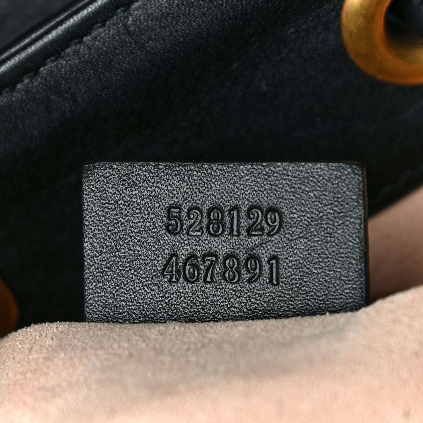 Calfskin Matelasse GG Marmont Flap Backpack Black