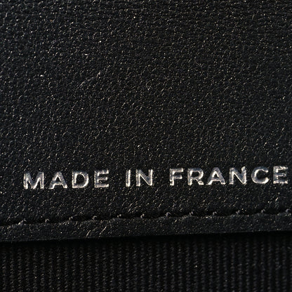 Chanel Lambskin Quilted Flap Card Holder Wallet So Black 7 of 9