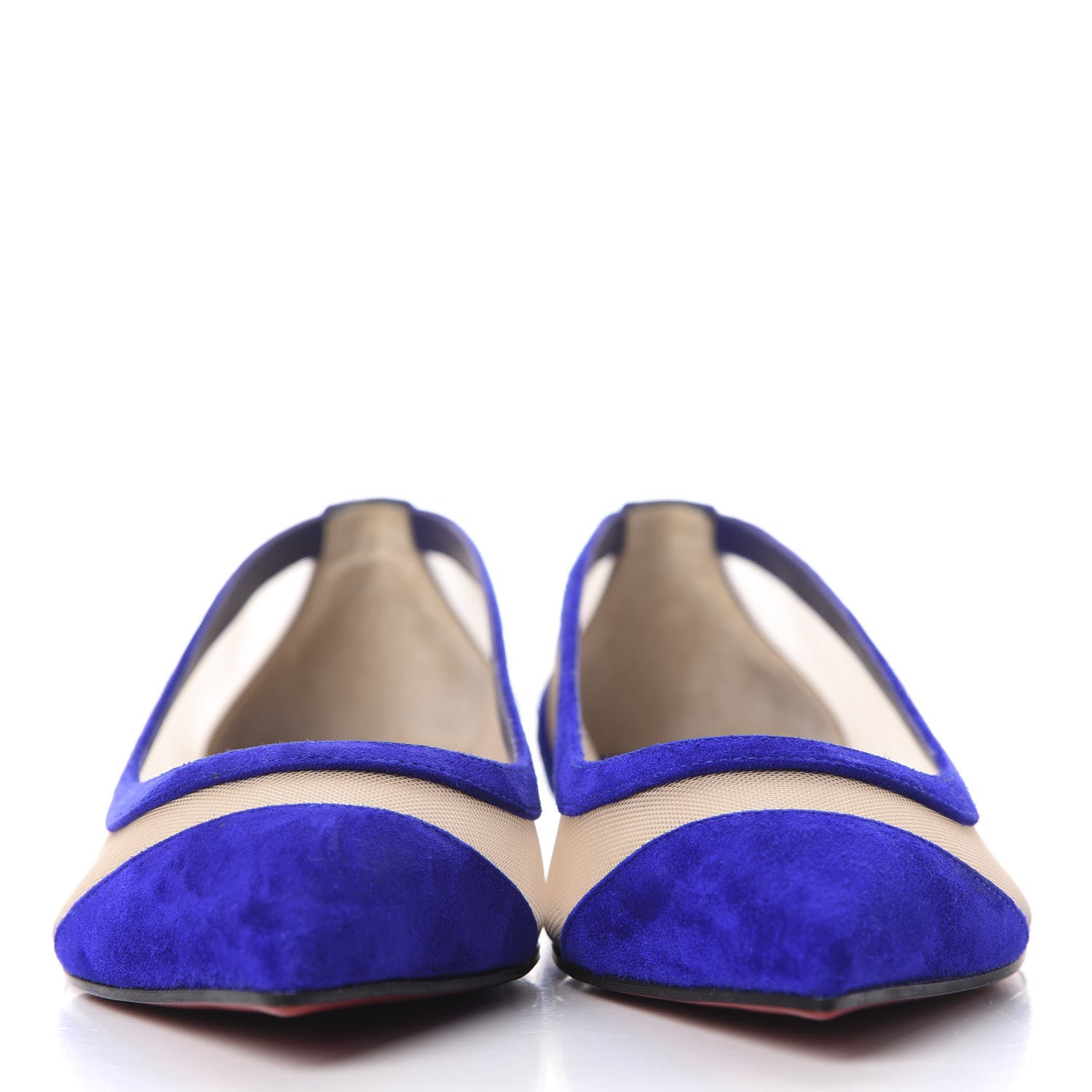 Christian Louboutin Veau Velours Rete Galativi Flats 36.5 Version Elixir 2 of 9