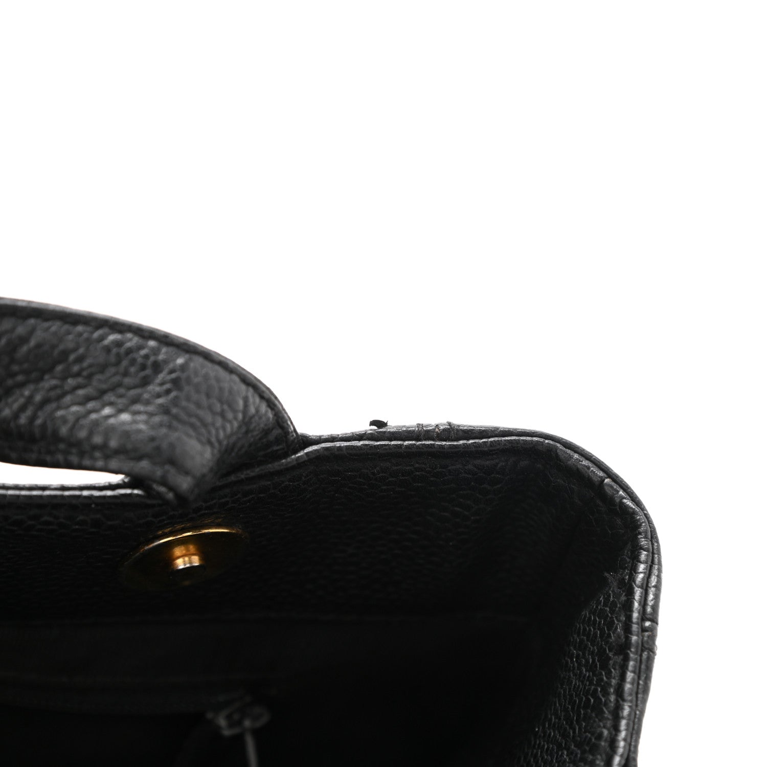 Chanel Caviar CC Shoulder Bag Black 16 of 18