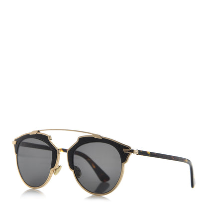 Christian Dior Metal Lambskin So Real Sunglasses Black 1 of 8