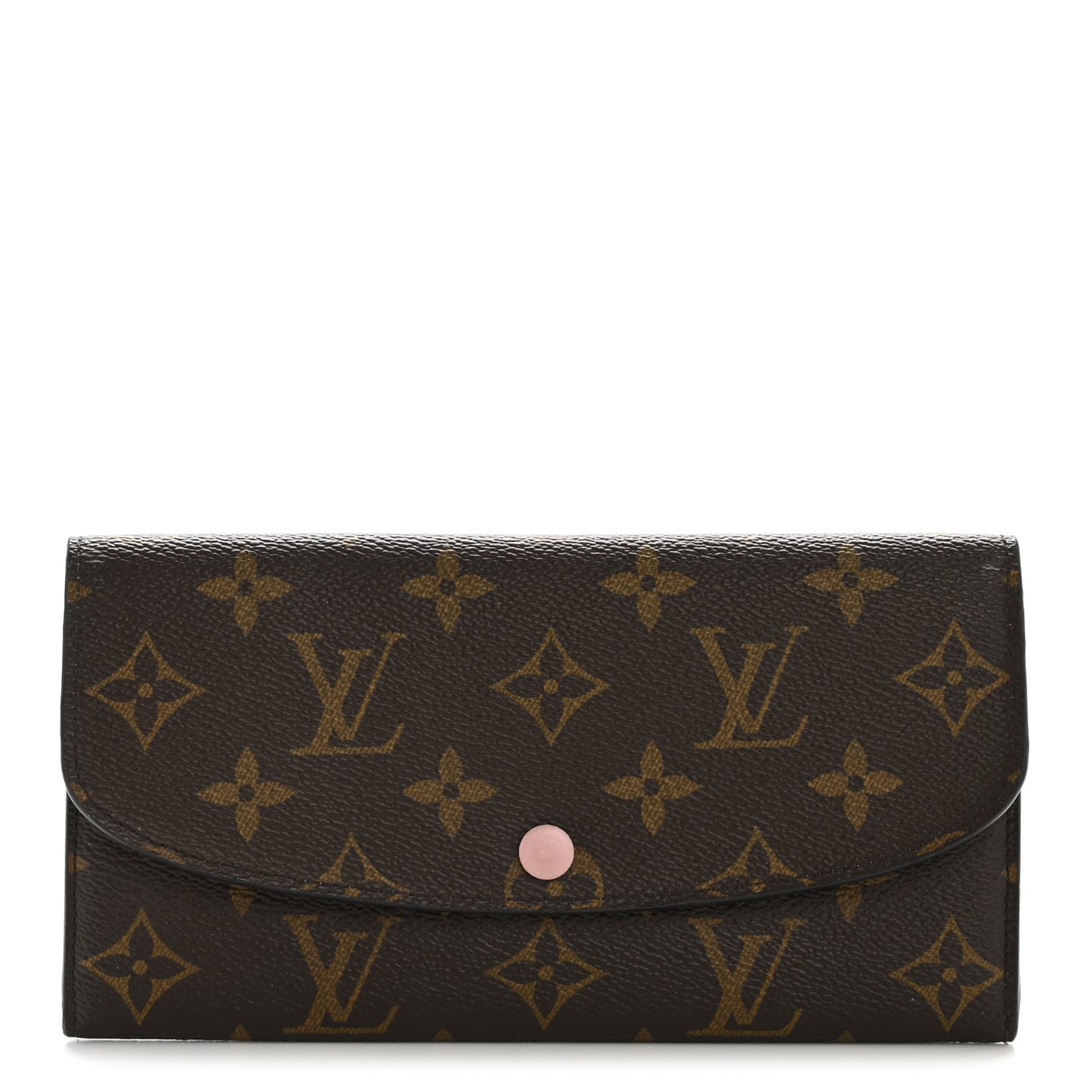 Monogram Emilie Wallet Rose Ballerine