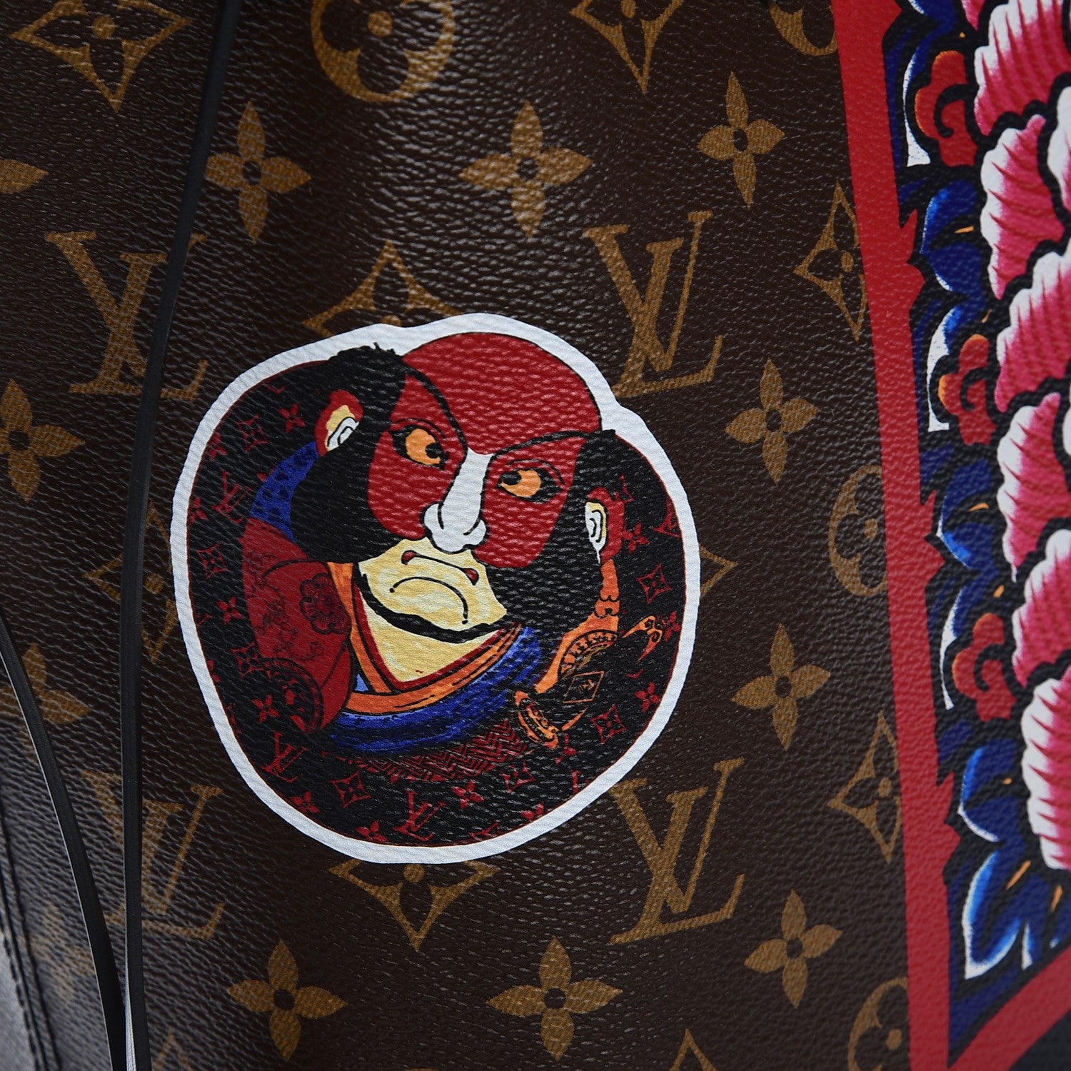 Louis Vuitton Monogram Kabuki Neverfull MM 9 of 10