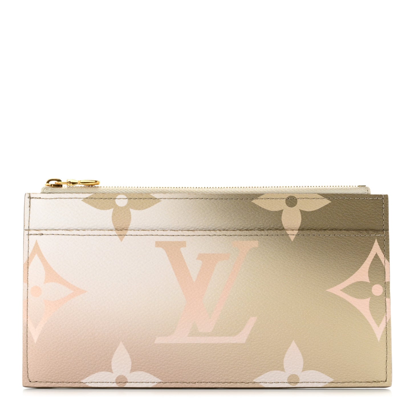 Monogram Giant Spring In The City Slim Purse Sunset Kaki