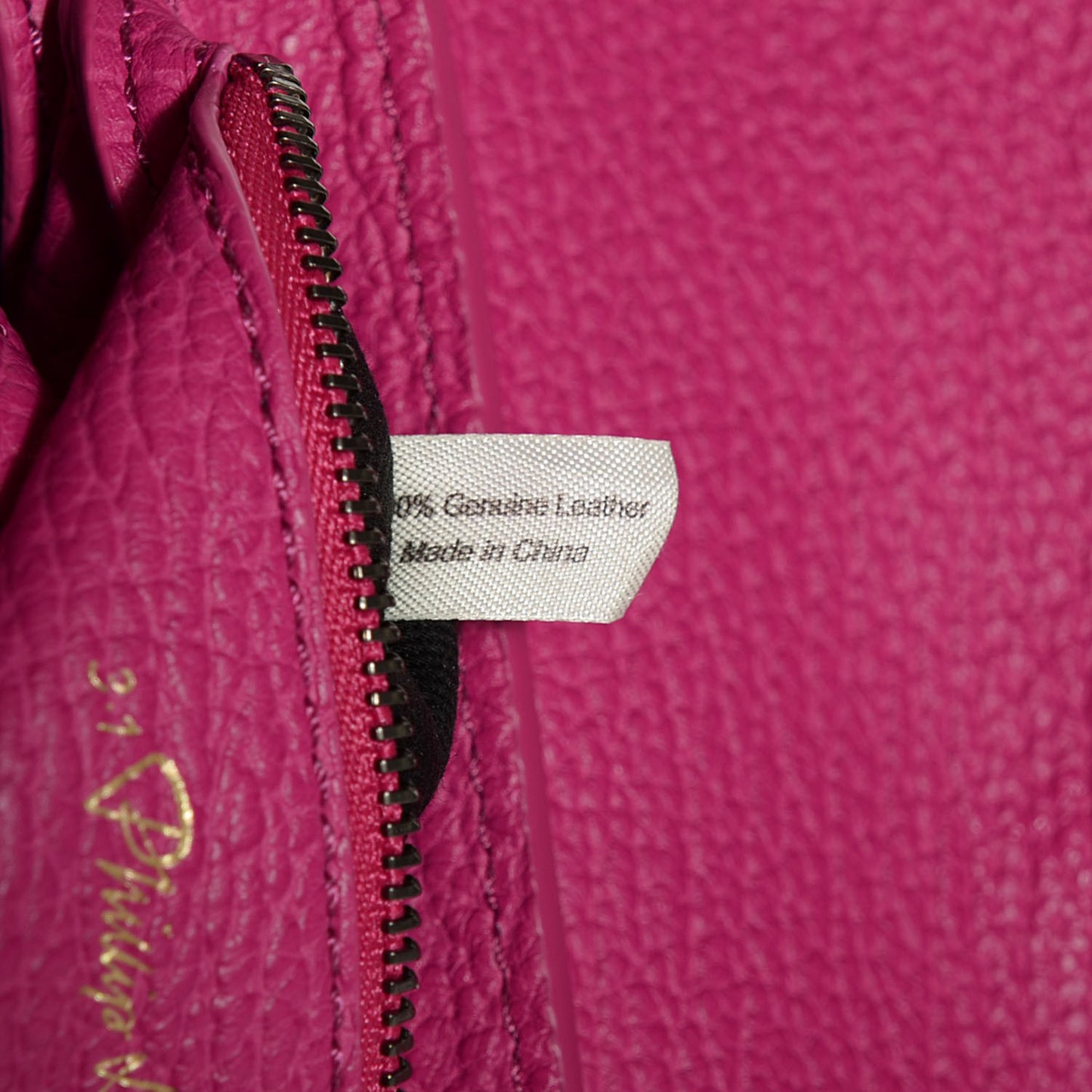 3.1 Textured Calfskin Mini Pashli Satchel Fuchsia