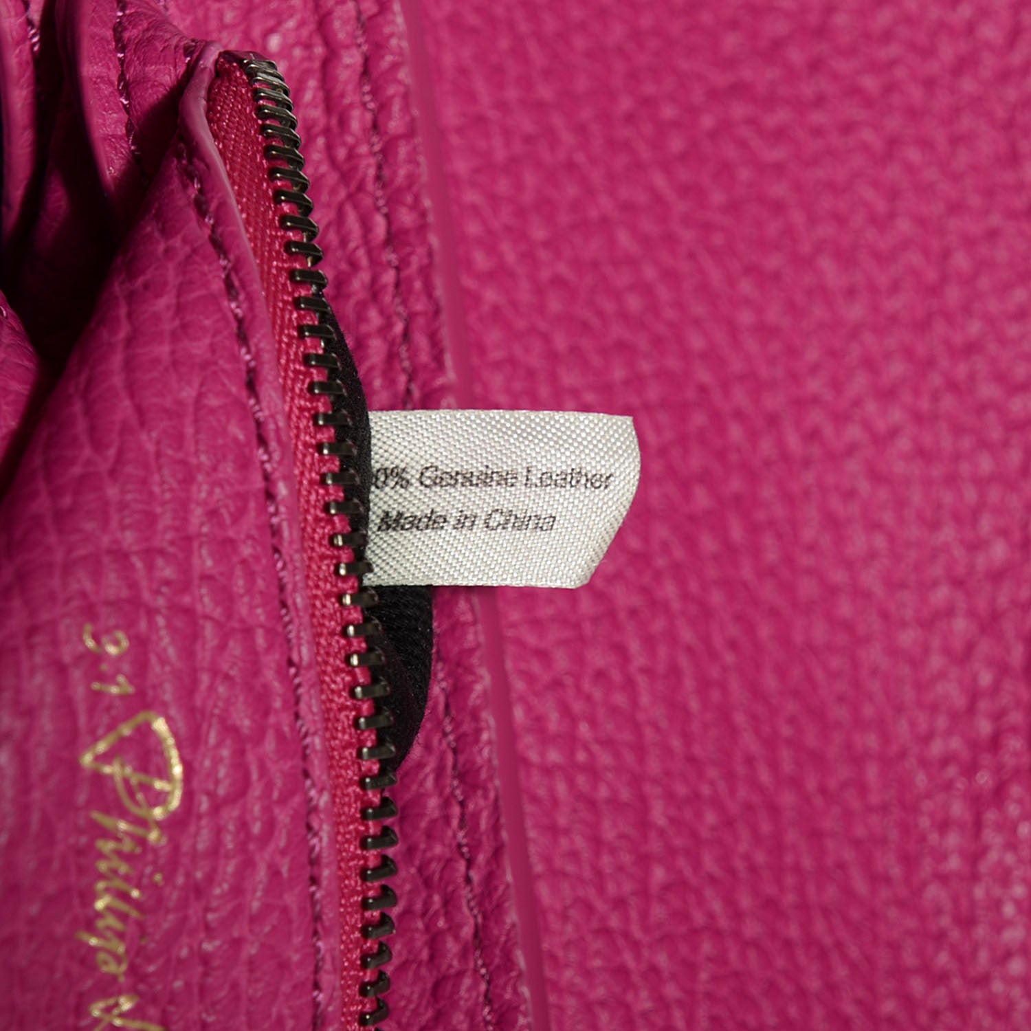 3.1 Phillip Lim 3.1 Textured Calfskin Mini Pashli Satchel Fuchsia 9 of 10