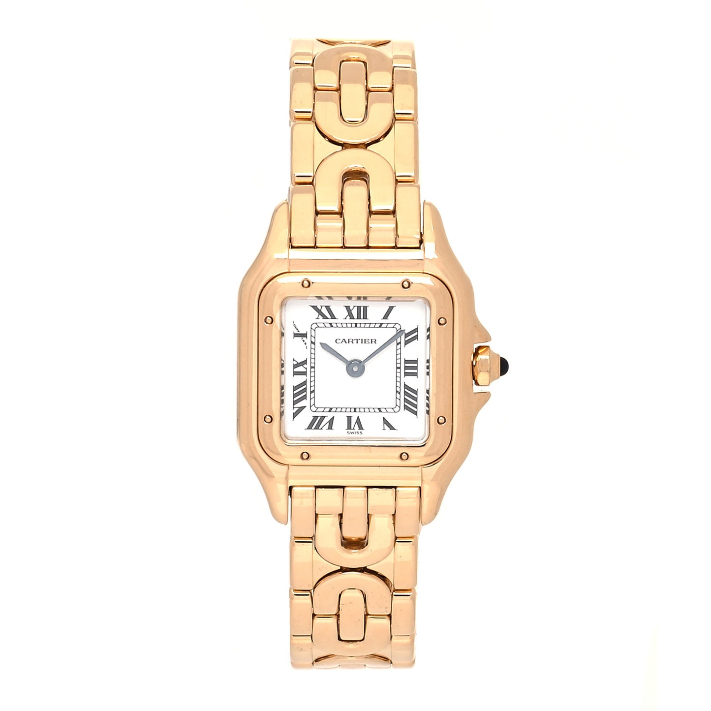 18K Yellow Gold 22mm Panthere Art Deco Quartz Watch